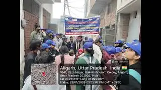 Day4(P1) Cleanliness, Education and Awareness Campaign Sp. Camp Raza Nagar and Zakir Nagar Aligarh.