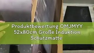 Produktbewertung OMJMYY 52x80cm Gro&szlig;e Induktion Schutzmatte Silikon Induktionskochfeld Schutzmatte I