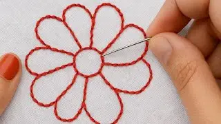 Handmade Shirt flower Design | Beautiful Hand Embroidery for Shirts | KD Embroidery