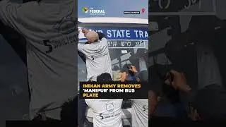 &lsquo;Manipur&rsquo; Removed from Bus Plate by Army Citing Safety Ahead of Shirui Festival