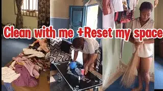 Clean with me + Reset my space 
