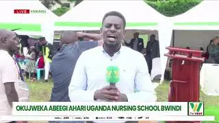 LIVE: Okujweka kw'abeegi ahari Uganda Nursing School - Bwindi