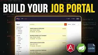 Angular Spring boot Search Job Project  (Demo App)