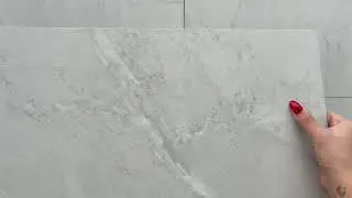 Light Grey Marble Effect Wall and Floor Tile