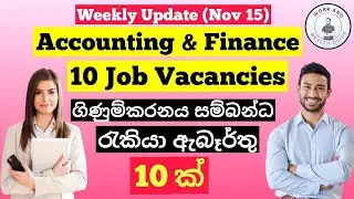 Top 10 Latest Accounting & finance job vacancies 