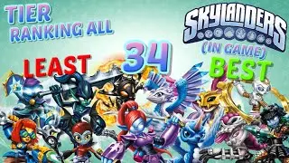 TIER RANKING ALL 34 FEMALE SKYLANDERS CHARACTERS!