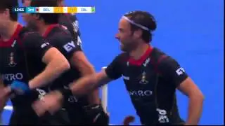 BEL 1-1 IRL Good save from Harte but Dockier dives to knock in the rebound #UEHC2015 #EHC2015