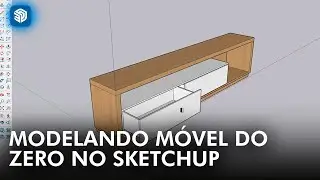 Abrindo Gaveta SEM usar Componente Dinâmico  | SketchUp