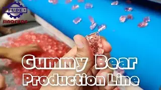 SINOFUDE Hot Sale Gummy Bear Production Line Jelly Candy making machine
