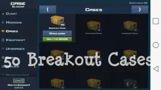 Case Clicker Opening 50 Breakout Cases