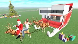 Franklin Celebrate Christmas Day in Indian Bike Driving 3D
