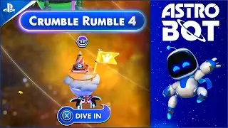 Astro Bot Crumble Rumble 4 Secret Level Walkthrough. Camo Cosmos.