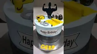 GYM Cake design #gym #viral #cake #cakedesigns