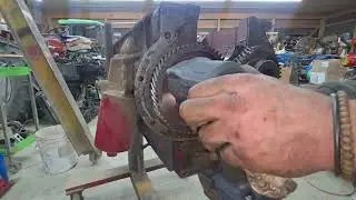 Ih 806 Shortblock teardown. #fyp #mechanic #tractor #farmlife #repair #engine #shop #teardown #fun