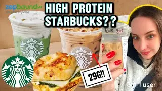 Это вообще вкусно?? Пробую новое меню Starbucks с высоким содержанием белка / glp-1 zepbound moun...