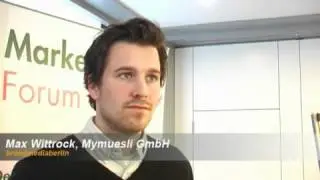 Interview mit Max Wittrock - Mitgr&uuml;nder von MyMuesli