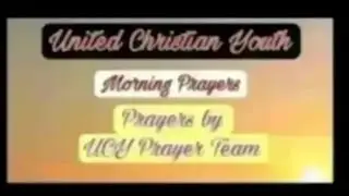09/01/2026|Prayers by UCY Prayer Team|UCY Google meet morning prayer|| యునైటెడ్ క్రిస్టియన్ యూత్