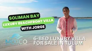 Посетите роскошную виллу на берегу моря в заливе Солиман в Тулуме 🌴✨ Дом мечты