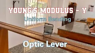Young's Modulus - Optic lever Uniform bending 