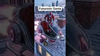 Futuristic Santa