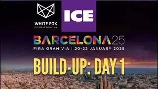 Build-Up Day 1 of  ICE 2025 with White Fox Exhibits