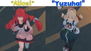Alice & Yuzuha unique SWITCH voice lines | Zenless Zone Zero