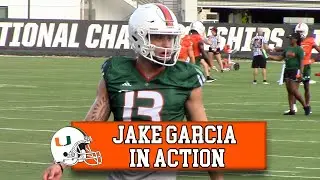 QB JAKE GARCIA in Preseason Practice Drills | 1-on-1s, Red Zone, Downfield
