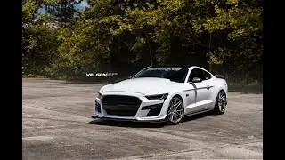 FORD MUSTANG GT BAGGED | VELGEN WHEELS LIGHT WEIGHT SERIES | 20