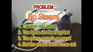How to repair philips iron pump