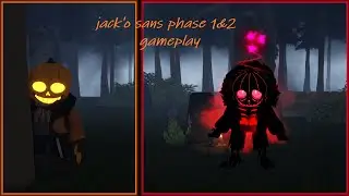 Jack'o sans or just Halloween sans gameplay in Undertale Last Corridor