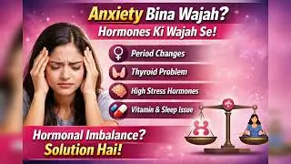 &ldquo;Bina reason anxiety? Kahin hormones toh reason nahi!&rdquo;#health #youtubevideo 