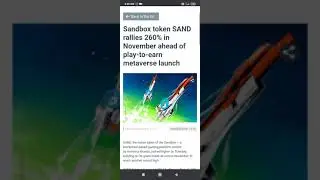 Sandbox token SAND rallies 260% #shorts #crypto #youtubeindia #sandbox