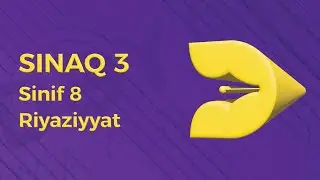 Riyaziyyat 8-ci sinif - Sınaq 3