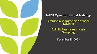 AMoN Operator Training: ALPHA Sampler Switch (December 15, 2025)