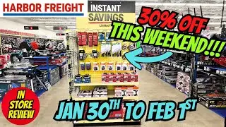 Harbor Freight 30% Off Sale Finds You Can't Miss! Jan. 30th To Feb. 1st