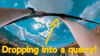 Old Quarry Cable BASE Jump in North Wales