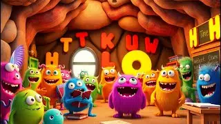 Monster School ABCs with Roars and Giggles | Learn the Alphabet with Funny Monsters | ABC Song Kids