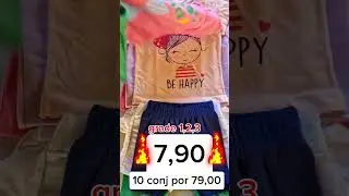 conjunto infantil mais barato Brasil no atacado