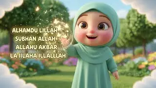 Dhikr Song for Kids | Alhamdulillah ✨ Subhanallah 🕋 Allahu Akbar🕌 La ilaha illallah