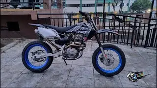 Hero Impulse supermoto and offroad modified for the use in 2021