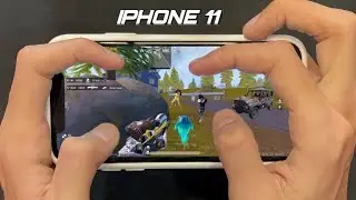 IPHONE 11 HANDCAM IN 2025 🔥/Super Smooth+Extreme PUBG Gaming Test😍/ NEW IOS 18.5 Livik Gameplay!