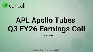 APL Apollo Tubes Q3 FY26 Earnings Conference Call | Concall.in