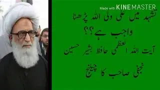 Shadit e Salsa Fatwaa Ayet ullah Hafuz Bashir Hussain najfi Hoza ilmiya Njaf e ashraf