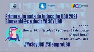 Primera Jornada de Inducción UBB 2021