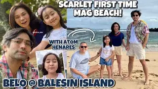 VICKY BELO VACATION AT BALESIN ISLAND WITH EX HUSBAND ATOM HENARES | SCARLET FIRST TIME SA DAGAT
