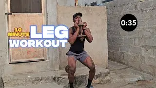 10-Minute Leg workout/ Dumbbells only for Beginners DAY3