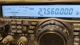 Zetagi P27M RX Amp. Bei Sekunde 3 ein, bei Sekunde 12 aus.