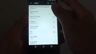 Google Nexus 5: How to Add / Delete APN (Access Point Name)