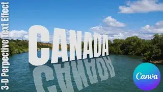 3D Text Effect in Canva | Easy Perspective Text Tutorial + Canva Tips