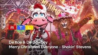 De Koe en De Cowboy verrassen met swingend duet vol kerstgevoel | The Masked Singer